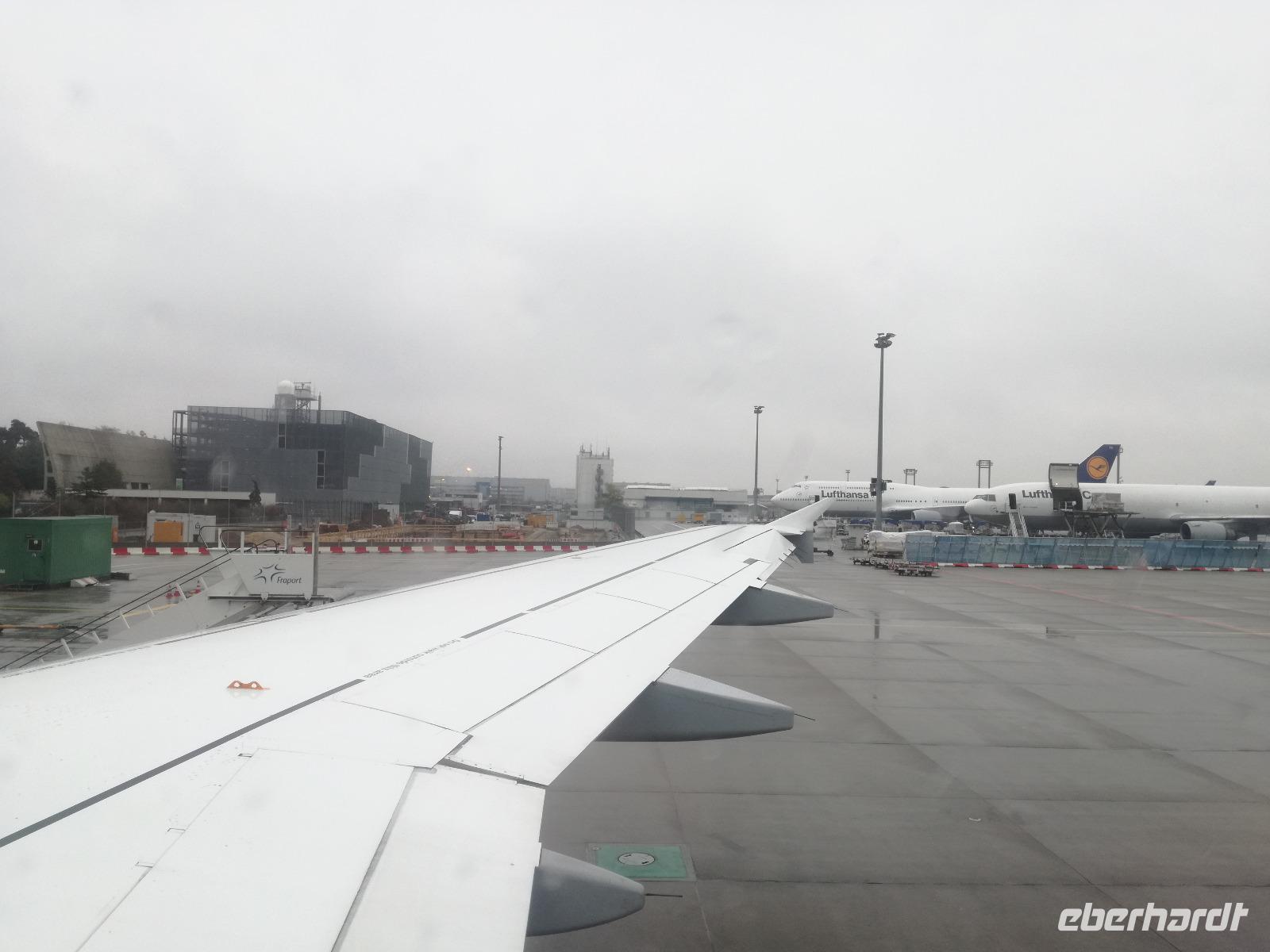 Ankunft in Frankfurt