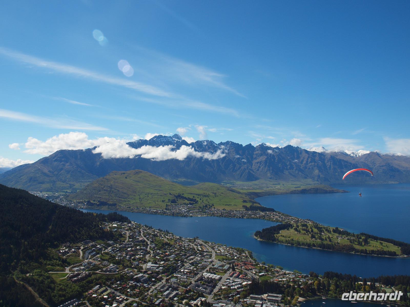 Freizeit in Queenstown - Aussichtsplattform Bob's Peak