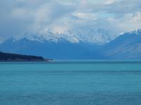 Lake Pukaki und Blick auf die Südalpen