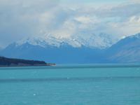 Lake Pukaki und Blick auf die Südalpen
