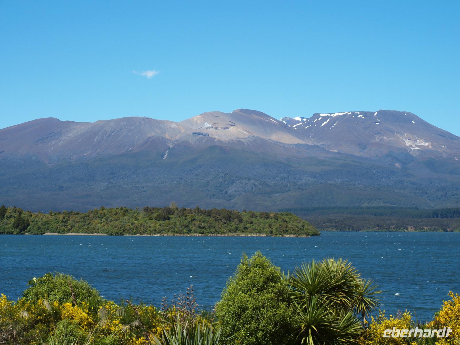 Lake Rotoaira und Mount Tongariro