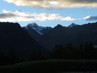 Mount Cook und Mount Tasman bei Franz Josef Gletscher