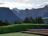 Mount Cook und Mount Tasman bei Franz Josef Gletscher