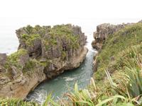 Pancakes Rocks - Pfannkuchen-Felsen, Südinsel Neuseeland