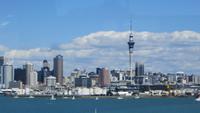 1547 Fahrt nach Auckland -  Skyline