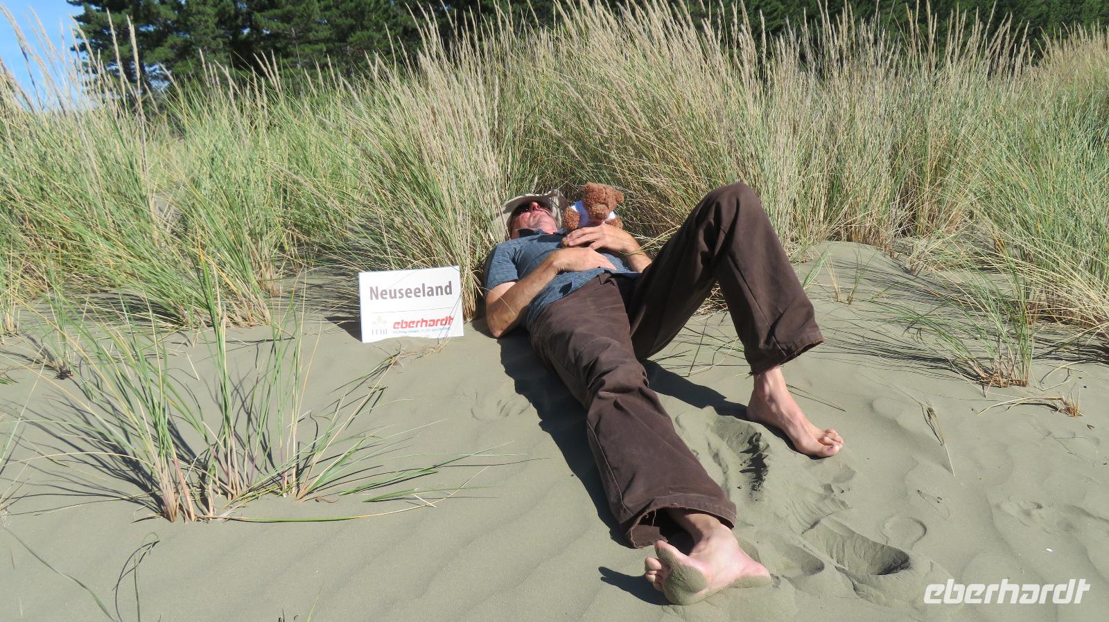 Reiseleiter entspannt