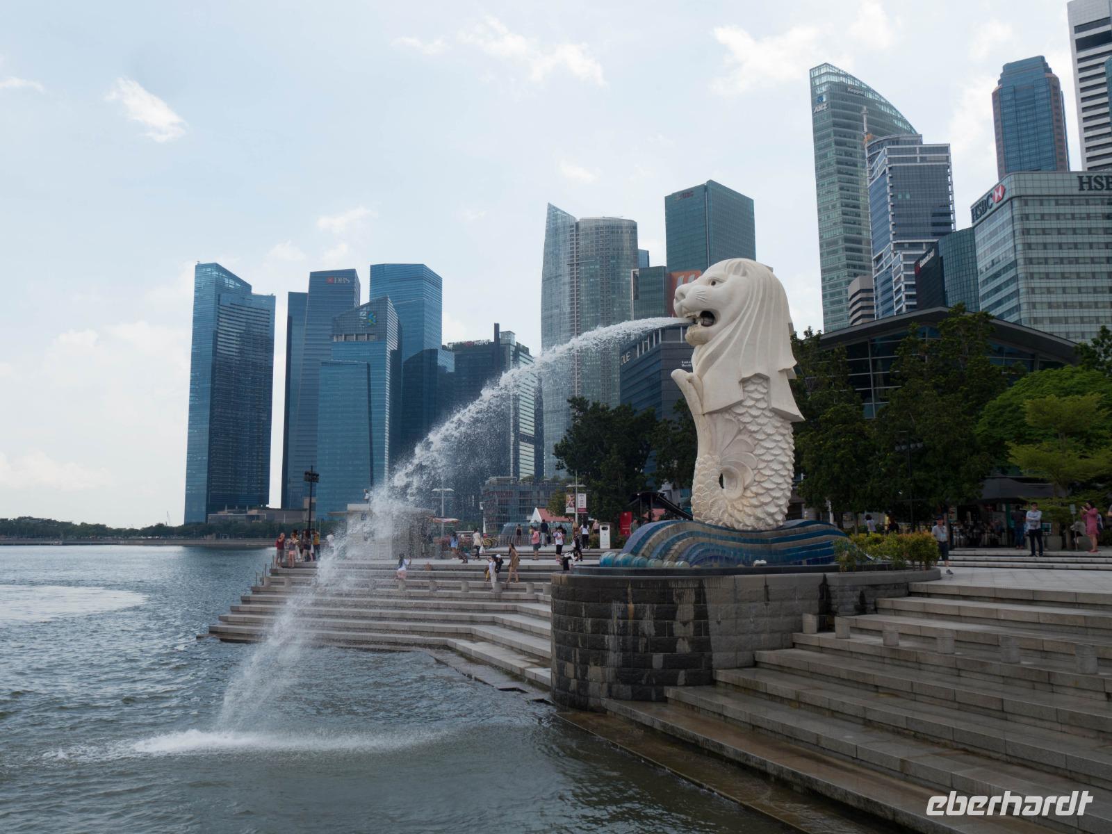 Merlion, Singapur