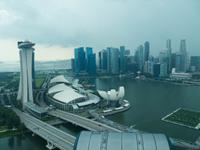 Fahrt mit dem Singapore Flyer