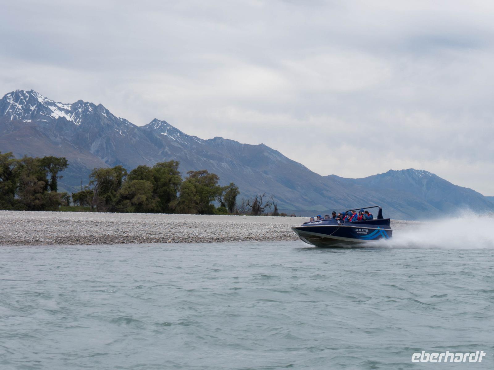 Dart River Safari, Jetboat