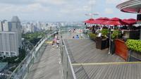 Singapur, Blick vom Observation Deck des Marina Bay Sands Hotels