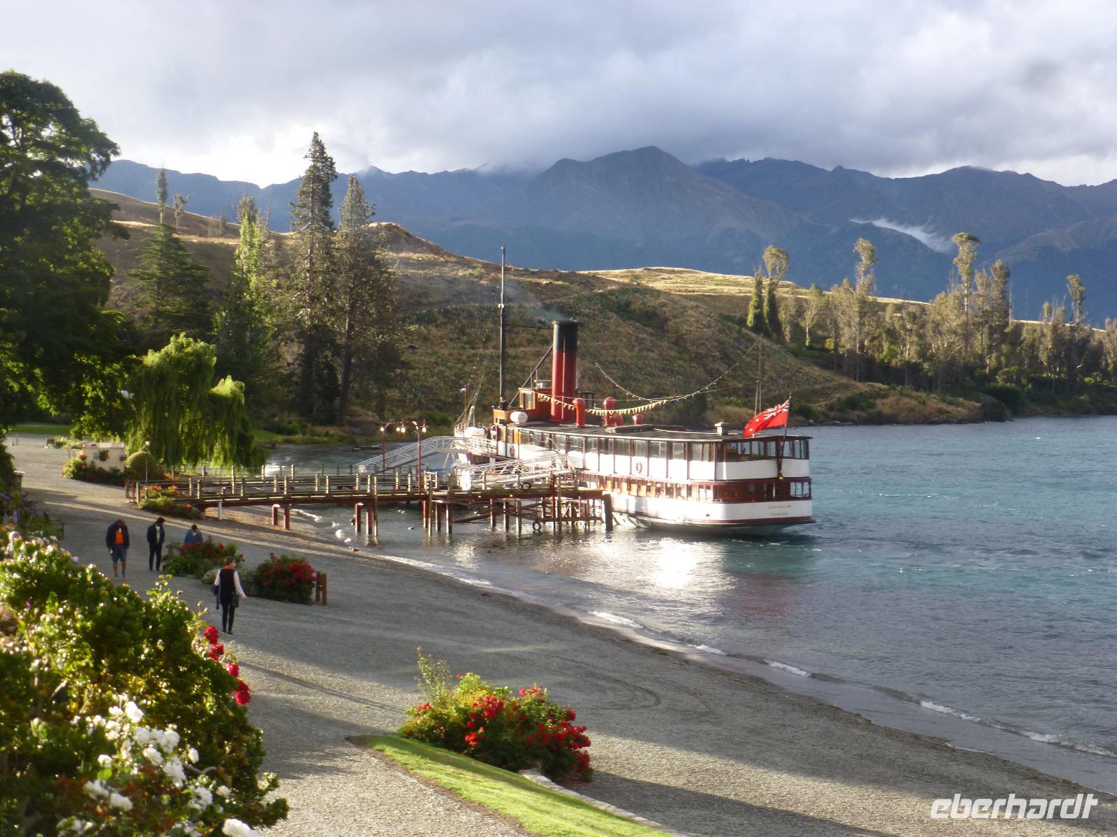 Queenstown - Fahrt mit der TSS Earnslaw