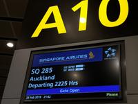 Weiterflug nach Auckland