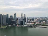 Singapur vom Dach des Marina Bay Sands
