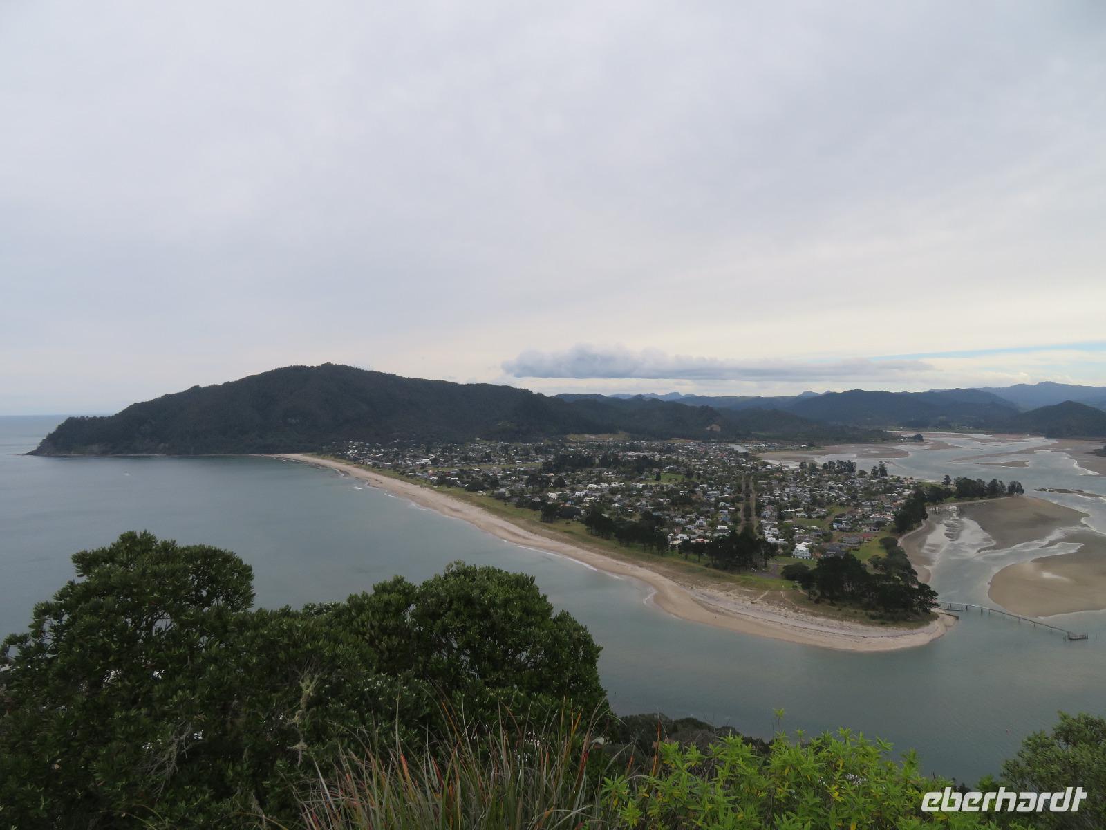 Blick auf die Coromandel vom Paku Hill in Tairua