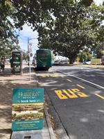 Matamata - Abfahrt zur Hobbiton Rundtour