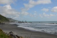 Wilde Küstenlandschaft der Westküste