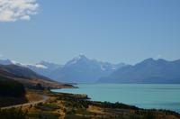 Lake Pukaki mit Mount Cook im Hintergrund
