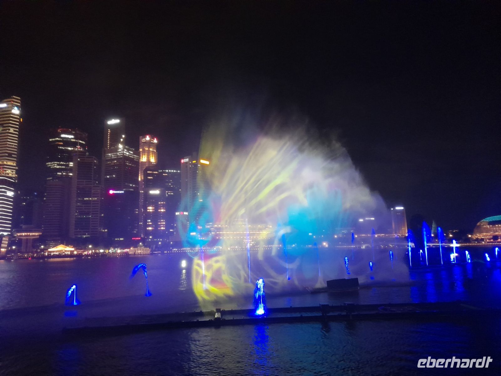 Light Show am Marina Bay Sands