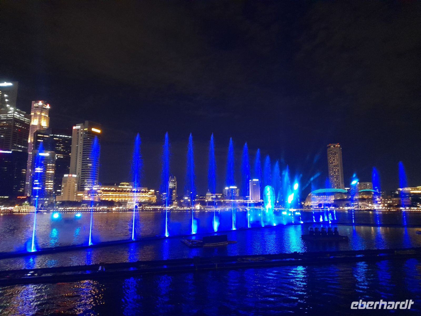 Light Show am Marina Bay Sands