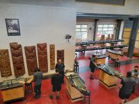 Traditionelle Schnitzerei