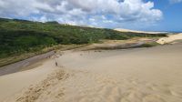 Rundreise Neuseeland - Boarden auf den Sanddünen