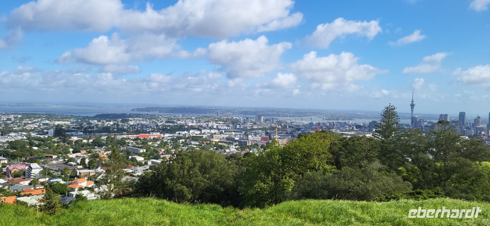 58 Mount Eden mit Blick auf Auckland