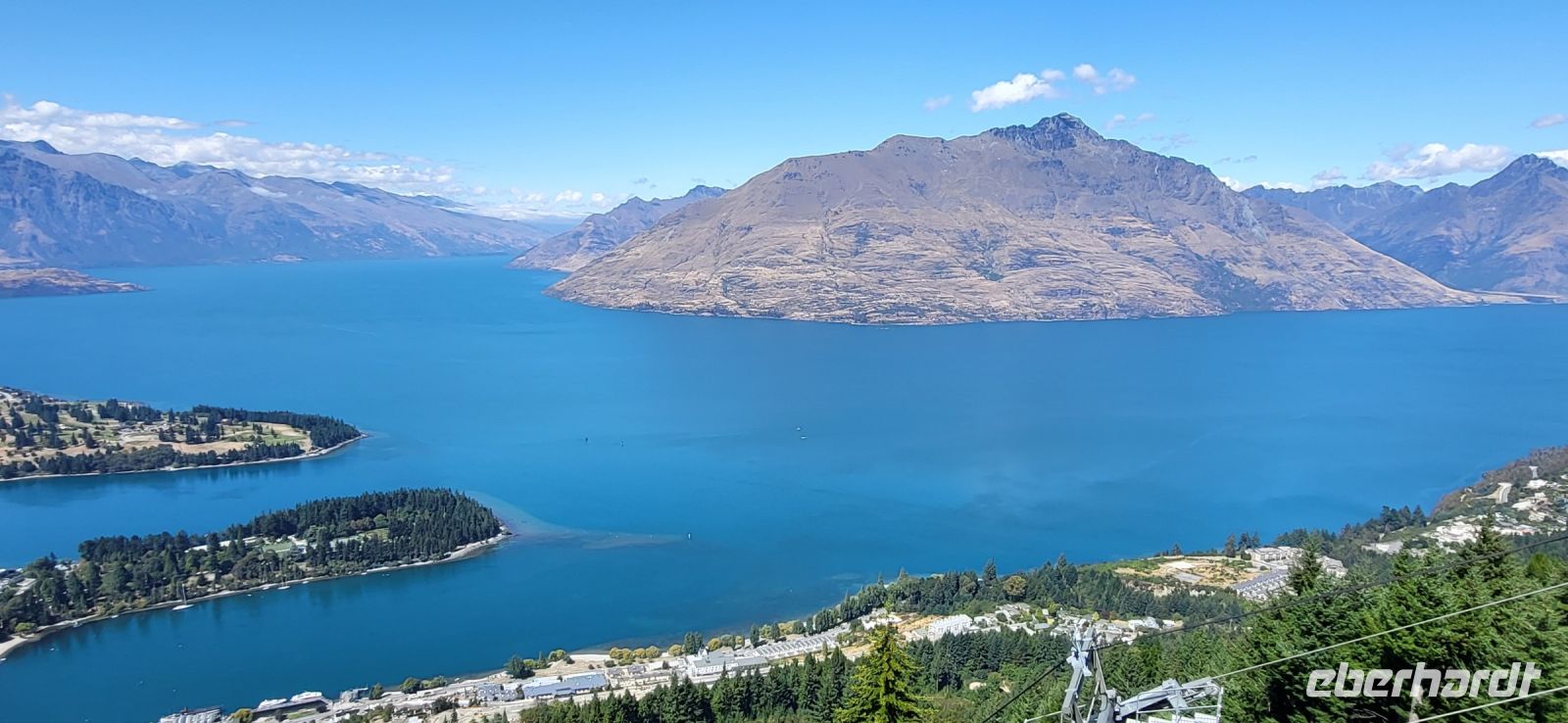 292 Blick auf Queenstown aus 480 m Höhe