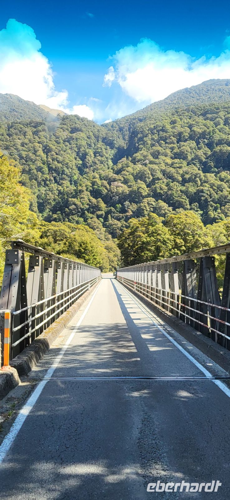 322 einspurige Brücke in NZ