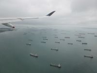 Anflug auf Singapur