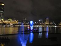 Wasser- und Lasershow