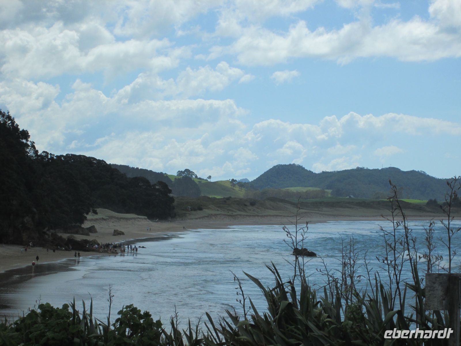 Blick auf den Hot Water Beach