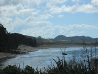 Blick auf den Hot Water Beach
