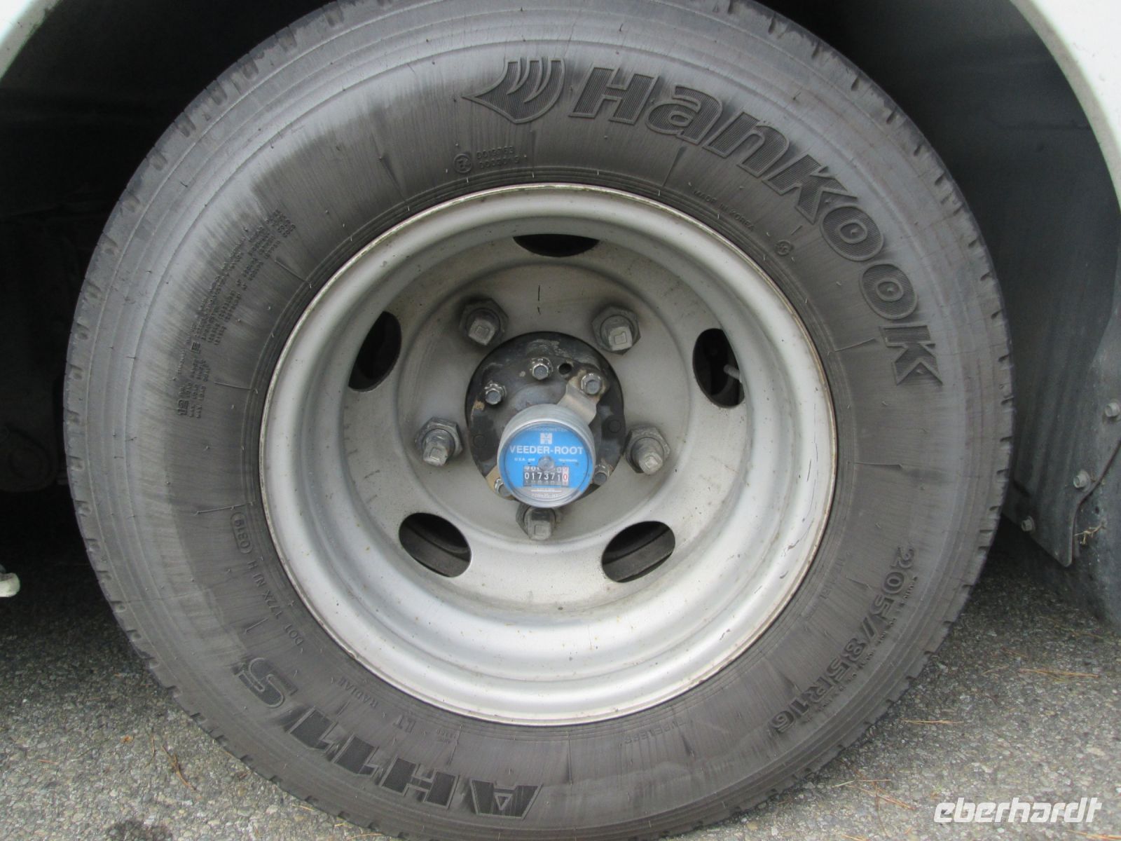 Kilometerzähler für den Bus am Rad