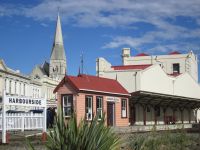 Oamaru: alter Bahnhof