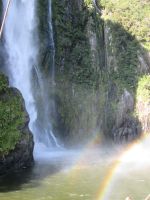 Wasserfall im Milford Sound