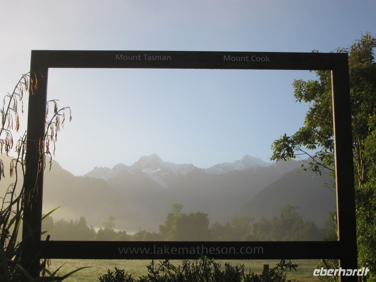 die höchsten Gipfel Neuseelands: Mt. Tasman und Mt. Cook