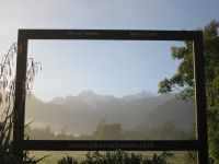 die höchsten Gipfel Neuseelands: Mt. Tasman und Mt. Cook
