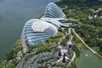 Tag 3 - Singapur - Gardens by the Bay von oben (1)