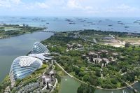 Tag 3 - Singapur - Gardens by the Bay von oben (2)