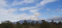 Neuseeland Nordinsel - Mount Taranaki on the road