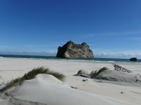 Neuseeland Südinsel - Genießertag an der Golden Bay - Wharariki Beach