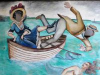 Neuseeland Südinsel -  Oamaru - Kunst zum Schmunzeln