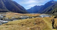 Neuseeland Südinsel - Mt. Aspiring Nationalpark - Wanderung durch das Siberia Valley