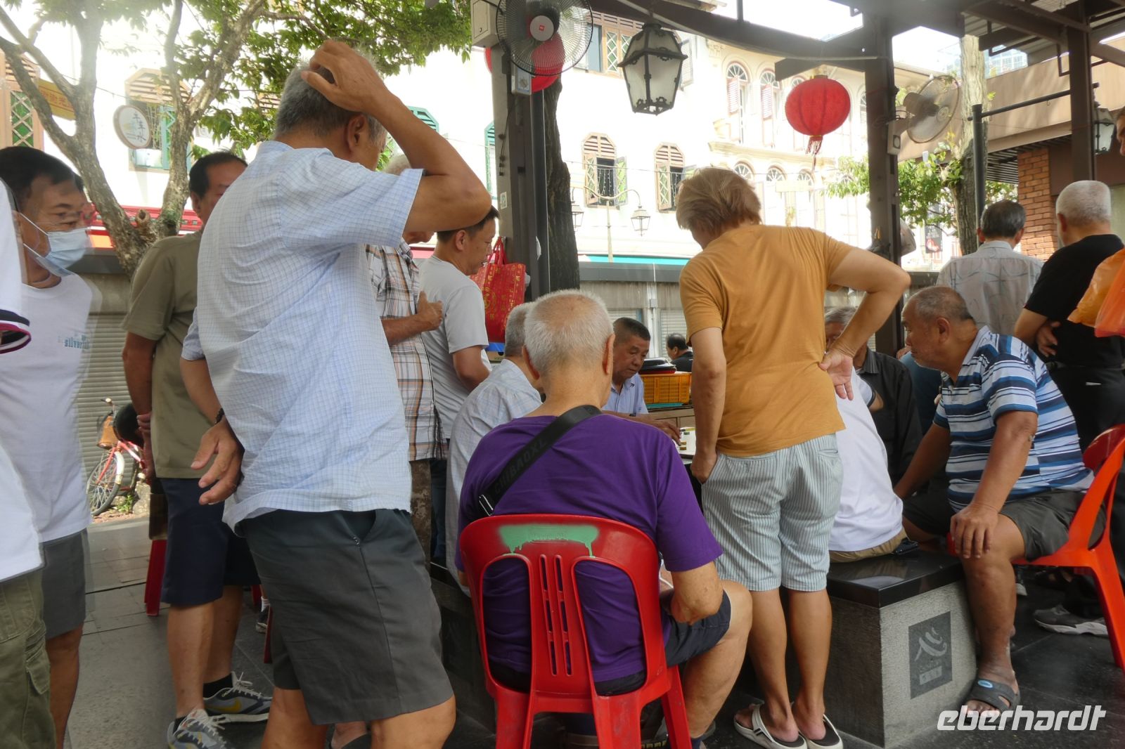 Spieler unter sich in Chinatown