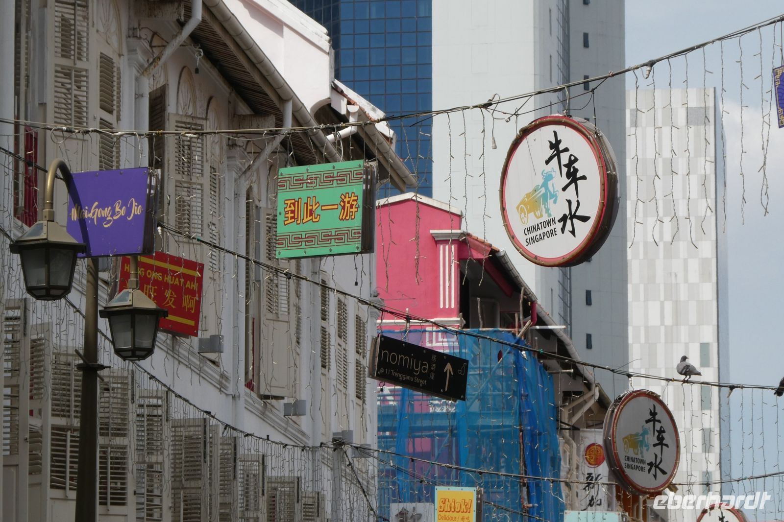 Werbetafeln in Chinatown