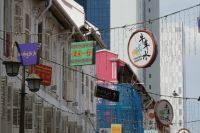 Werbetafeln in Chinatown