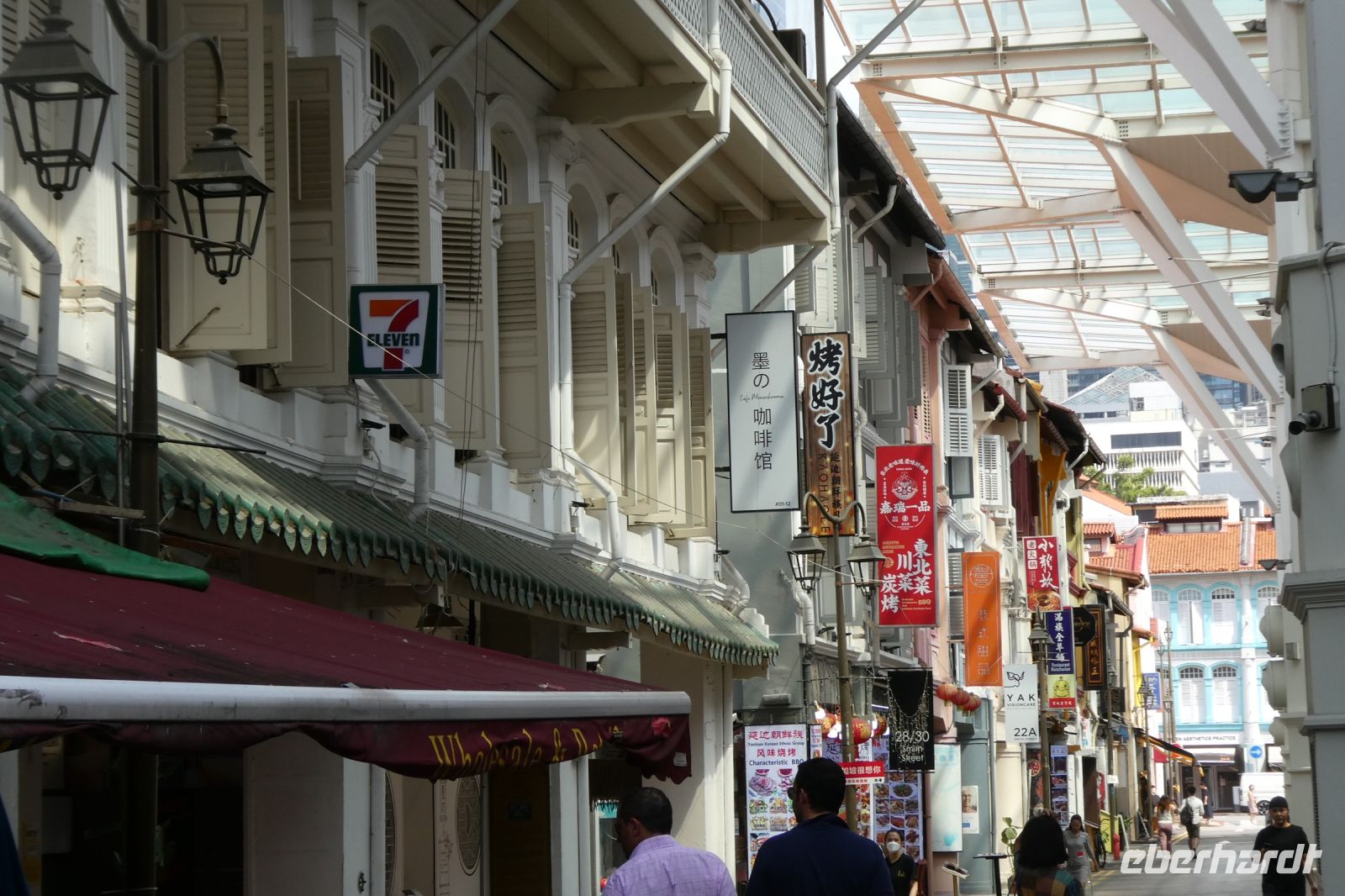 Gasse in Chinatown-Singapur