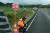 Lollypop bei der Arbeit