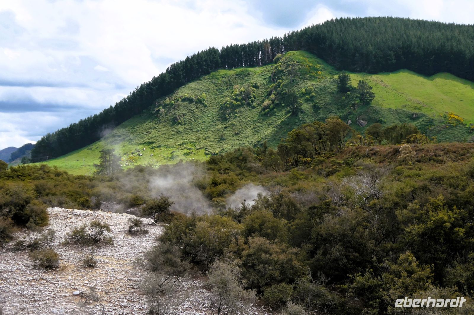 Fumarolen überall