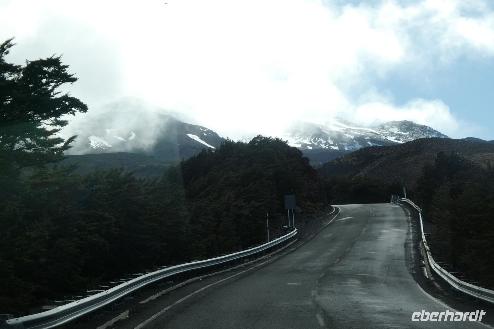 auf dem Weg zur Turoa Ski Region